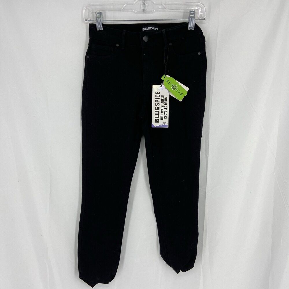 Blue Spice Black Skinny Jeans Size 3 Stretch Jegging Pants
